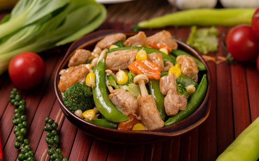 Chicken and Peas Bites