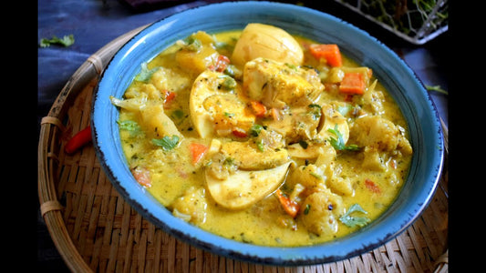 Egg and Vegetable Curry Dog Food
