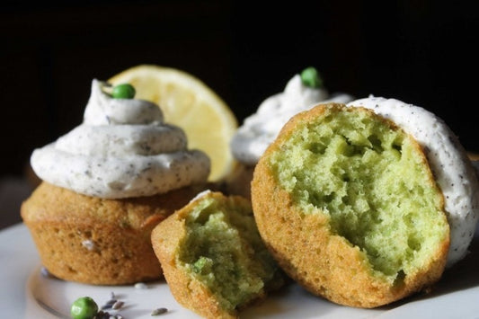 Paneer and Peas Pupcakes