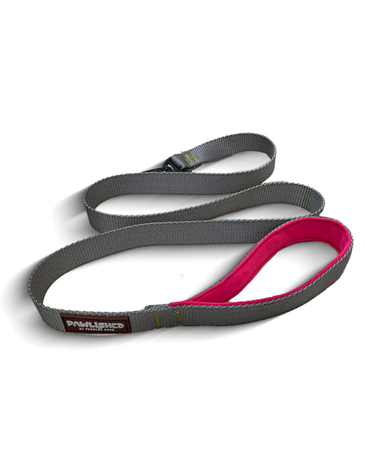 PAWLISHED Grips - Grey Mist Padded Leashes