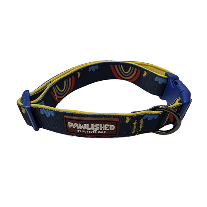 PAWLISHED Pup Straps - Rainbow Romp Padded Collars