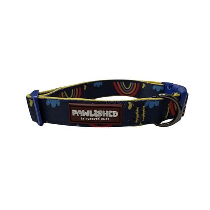 PAWLISHED Pup Straps - Rainbow Romp Padded Collars