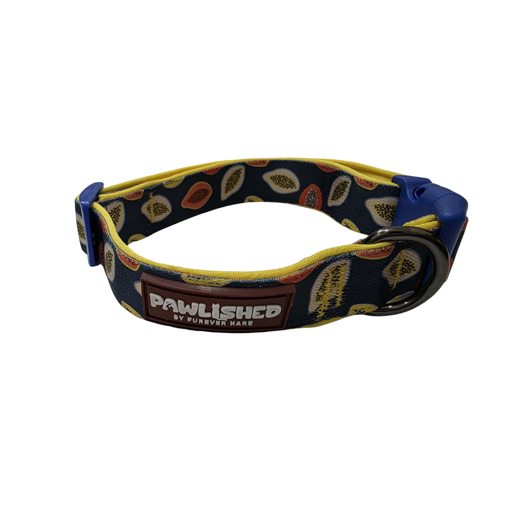 PAWLISHED Pup Straps - Midnight Maze Padded Collars