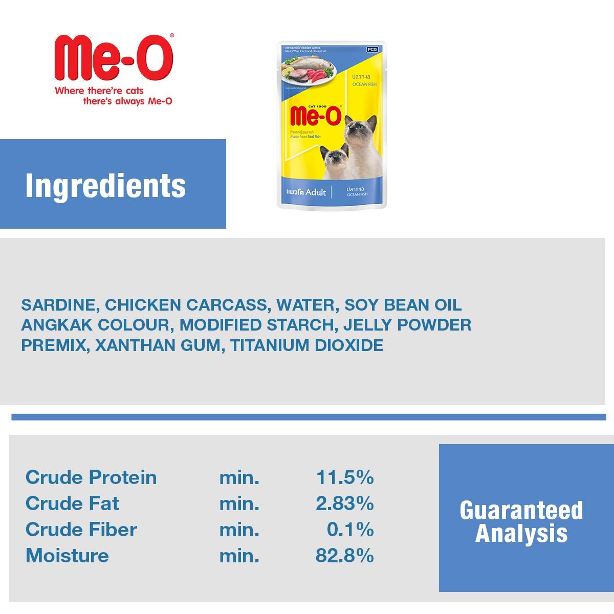 Me-O Ocean Fish Wet Food