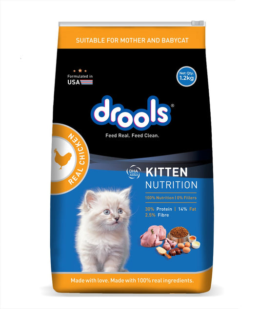 Drools Real Chicken Kitten Dry Food