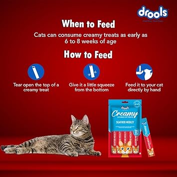 Drools Seafood Medley Creamy Cat Treats