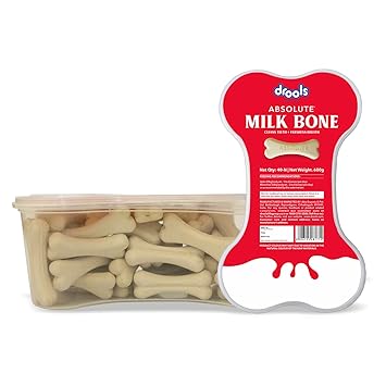 Drools Absolute Dog Bone Treats : Milk Flavour