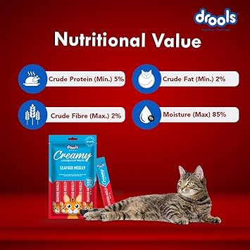 Drools Seafood Medley Creamy Cat Treats