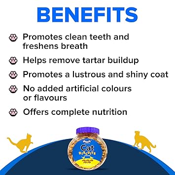 Drools Cat Treat Biscuits Real Chicken Flavor Jar