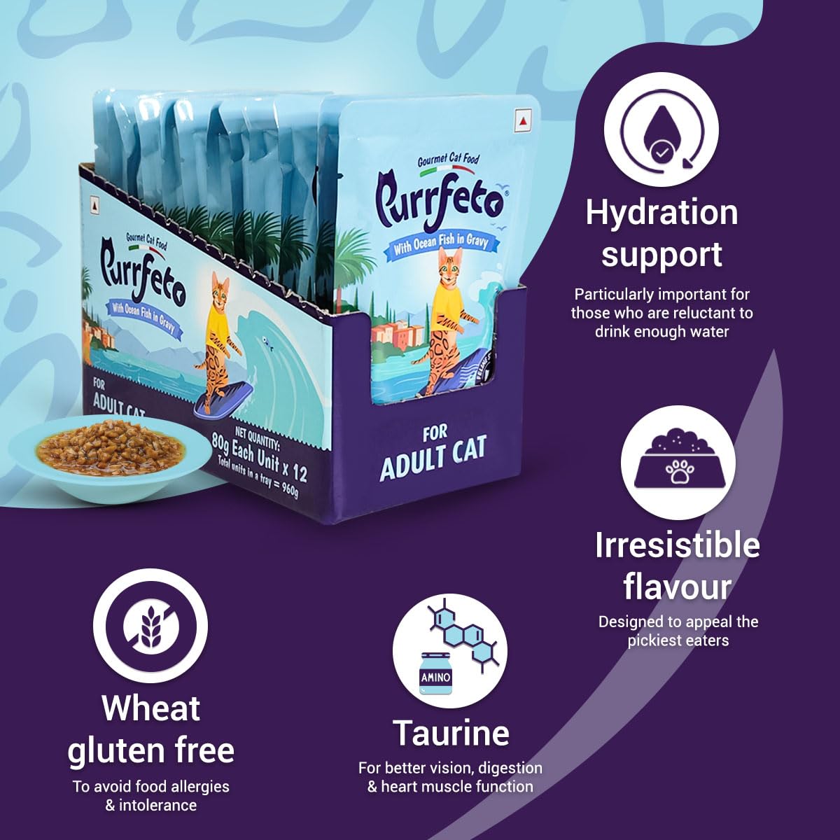 Purrfeto With Ocean Fish In Gravy Adult