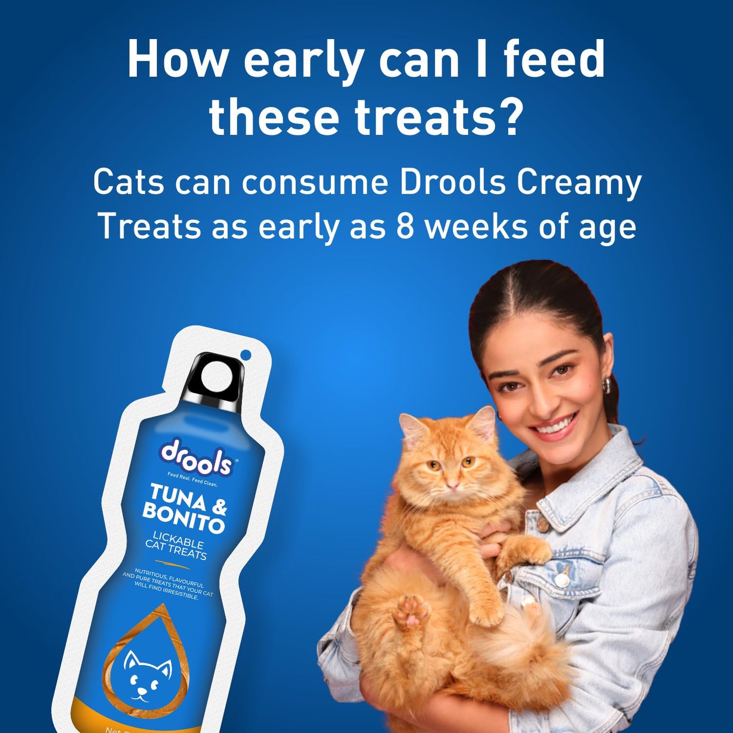 Drools Tuna & Banito Creamy Lickable Cat Treats