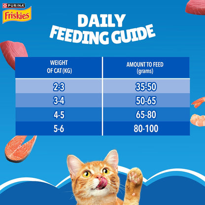 Purina Friskies Dry Cat Food: Savory Seafood Blend