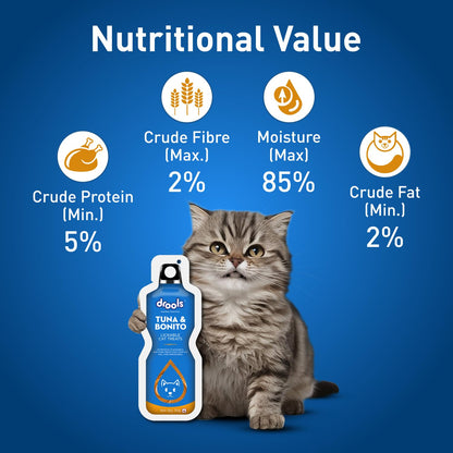 Drools Tuna & Banito Creamy Lickable Cat Treats