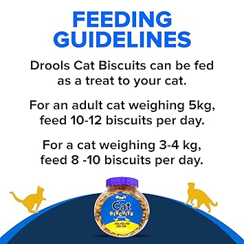 Drools Cat Treat Biscuits Real Chicken Flavor Jar
