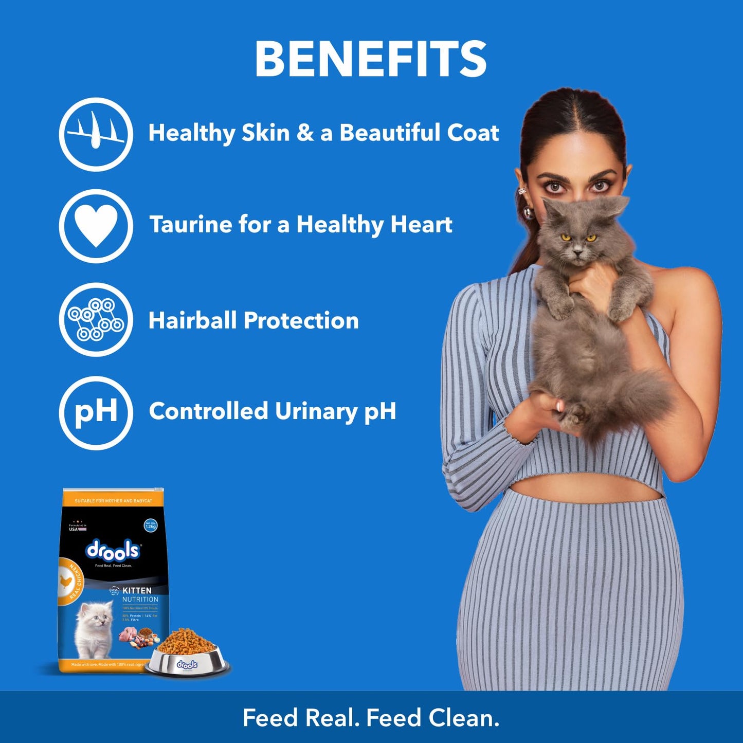 Drools Real Chicken Kitten Dry Food