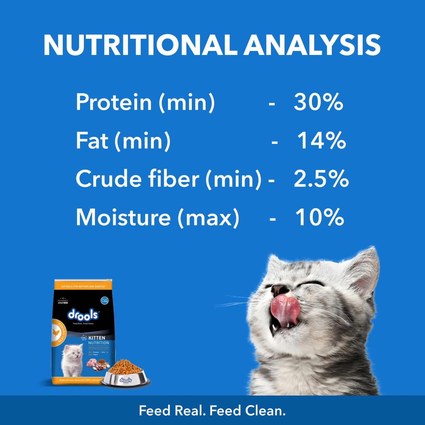Drools Real Chicken Kitten Dry Food