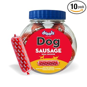 Drools 100% Real Chicken Sausage Treat for Dogs