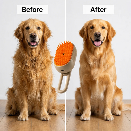 3-in-1 Steam Grooming Brush
