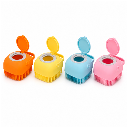 Pet Shampoo & Bath Brush