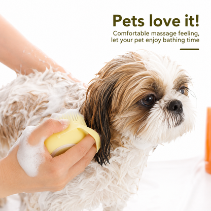 Pet Shampoo & Bath Brush