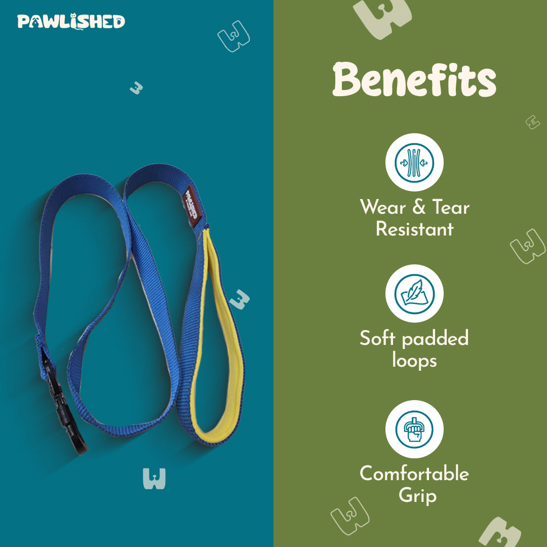 PAWLISHED Grips - Blue Bay Padded Leashes