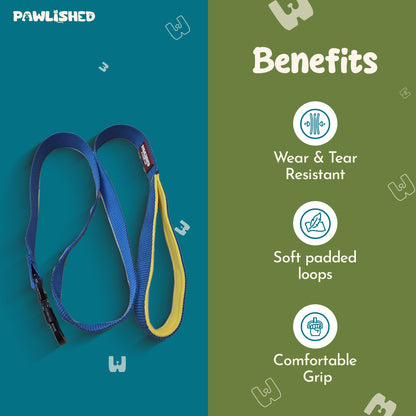 PAWLISHED Grips - Blue Bay Padded Leashes