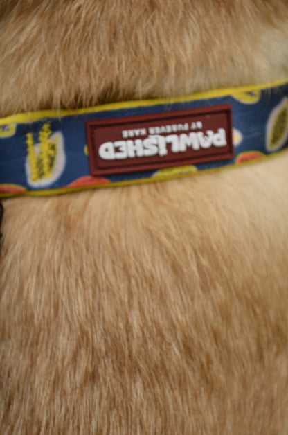 PAWLISHED Pup Straps - Midnight Maze Padded Collars