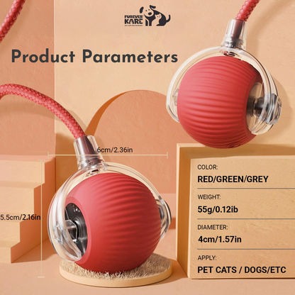 TailNest™ Rolling Fun Ball – Smart Interactive Pet Toy for Dogs & Cats