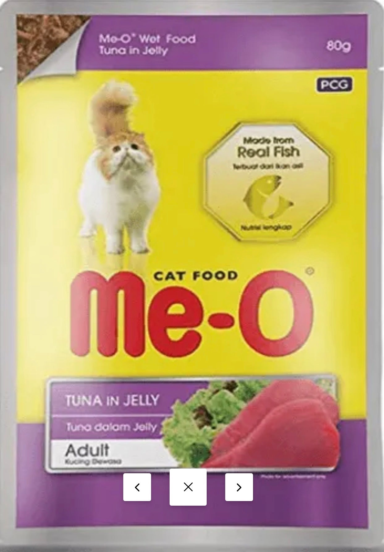 Me O Tuna in Jelly Adult Cat Wet Food