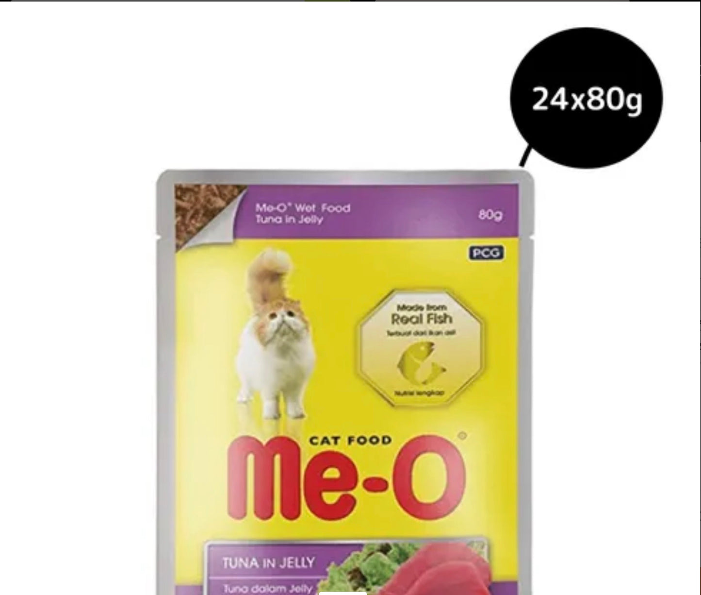 Me O Tuna in Jelly Adult Cat Wet Food