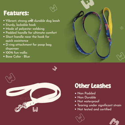 PAWLISHED Grips - Rainbow Romp Padded Leashes