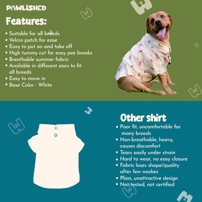 PAWLISHED Vanilla Wag Summer Shirts