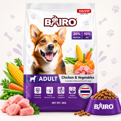 Bairo Adult Chicken & Vegetables Dog Food
